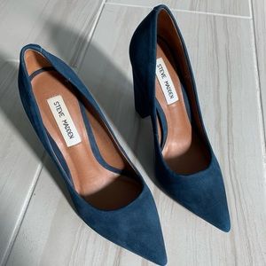 Steve Madden Navy Blue Heels